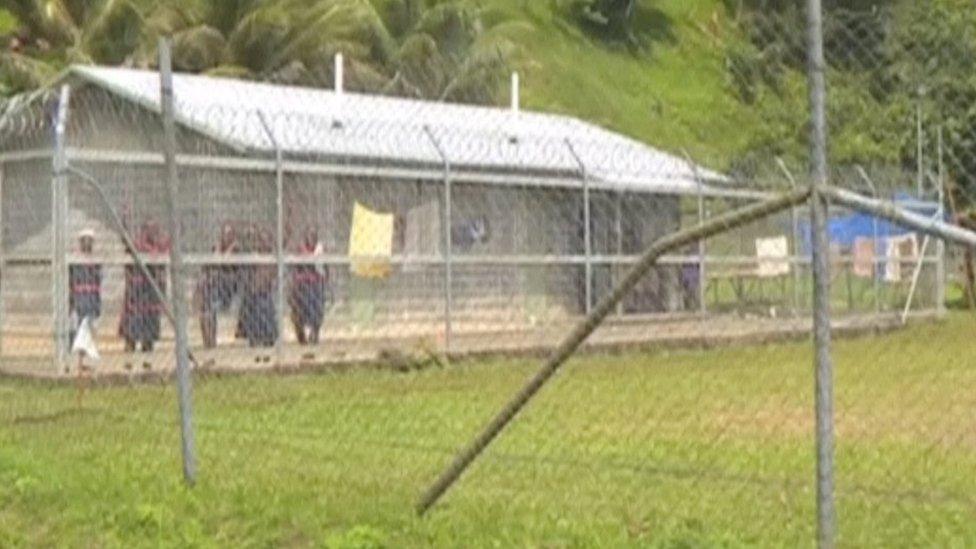 A general view of the Buimo prison in Lae, Papua New Guinea, is seen in this still image taken from video 25 February 2016