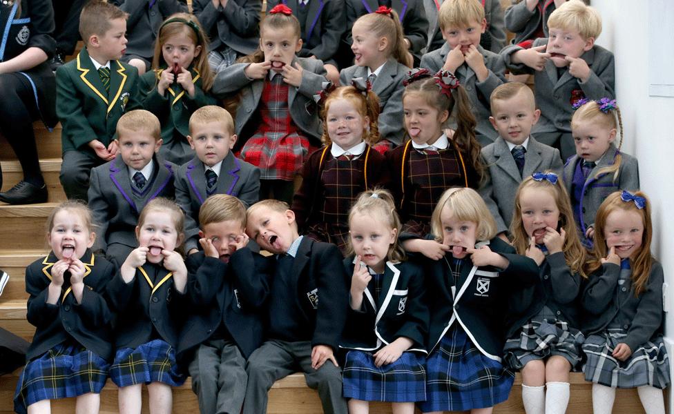 13 sets of twins starting school in Inverclyde