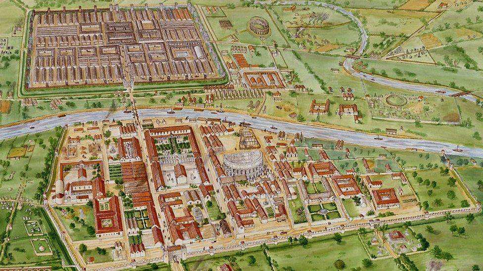 Artist impression of Roman York