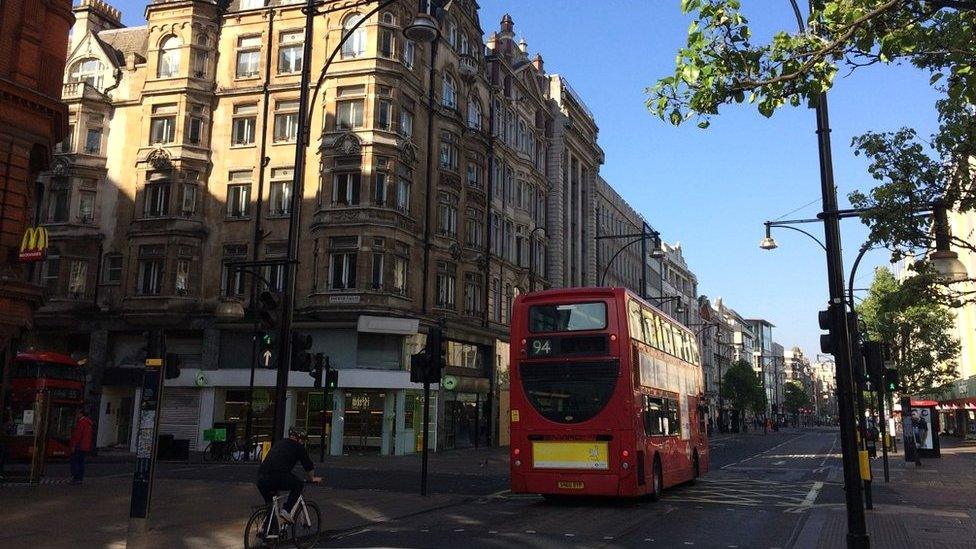 Junction of Oxford Street and Harewood Place