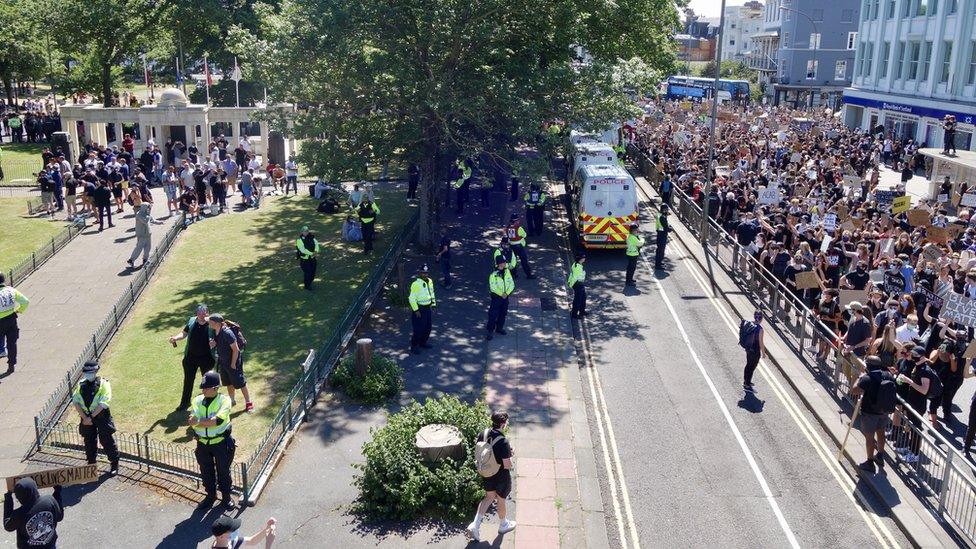 Brighton Black Lives Matter protest