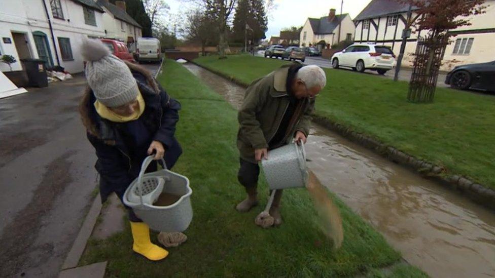 Wolston flood-hit residents fear a repeat of events a year on - BBC News