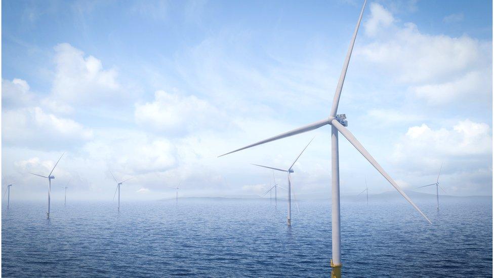 Artists impression of 15MW turbine