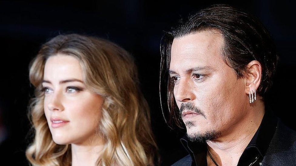 Amber Heard and Johnny Depp