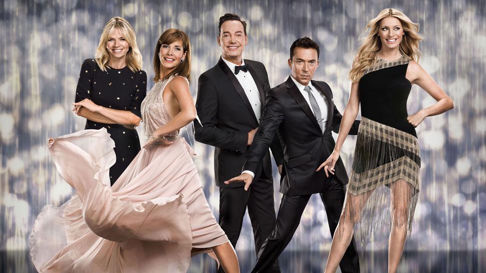 Zoe Ball, Darcey Bussell, Craig Revel Horwood, Bruno Tonioli and Tess Daly