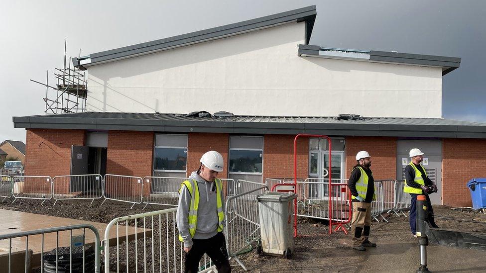 site of new llancarfan primary