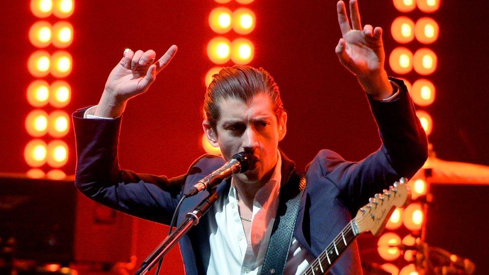 Alex Turner of the Arctic Monkeys