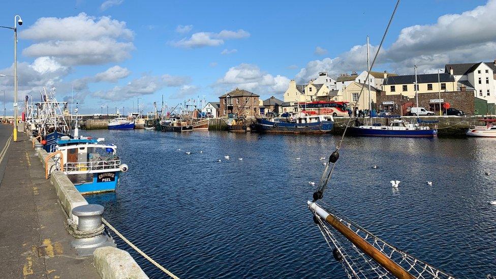 Inner harbour at Peel