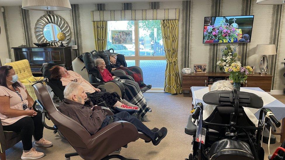 Residents of Appleton Lodge Care Home