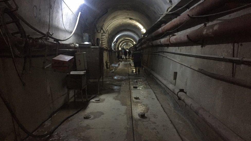 Inside dam in Mosul