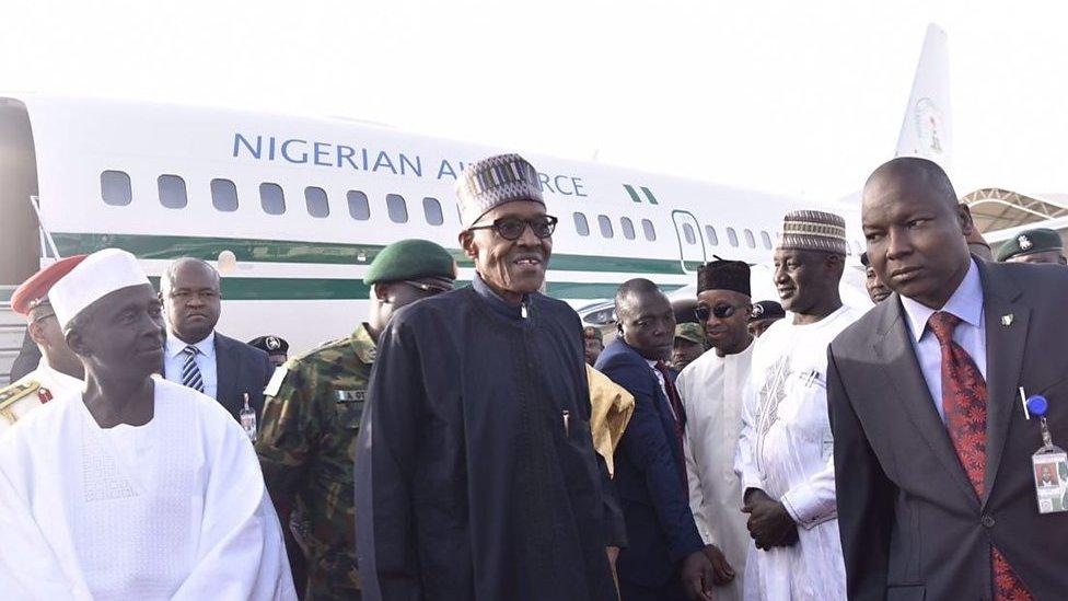 President Buhari in Kaduna