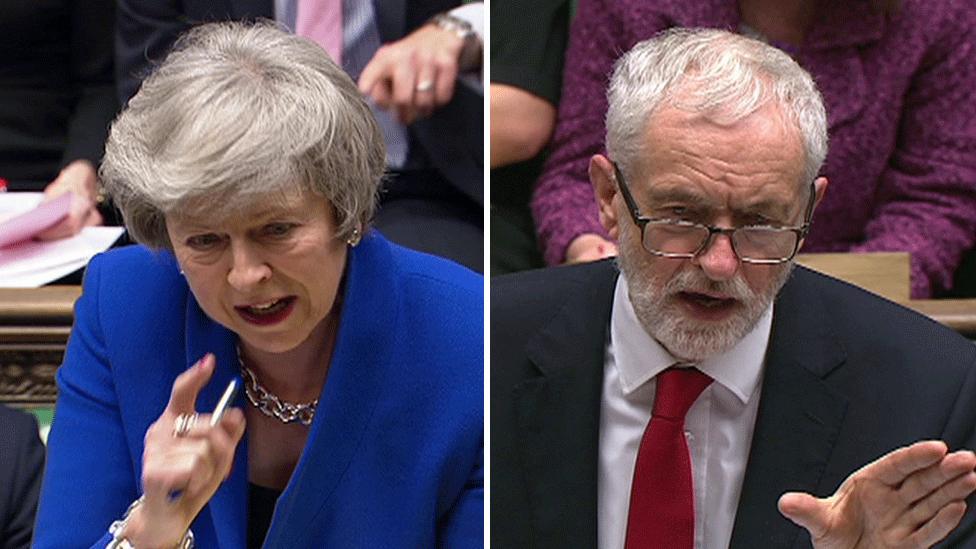 Theresa May and Jeremy Corbyn