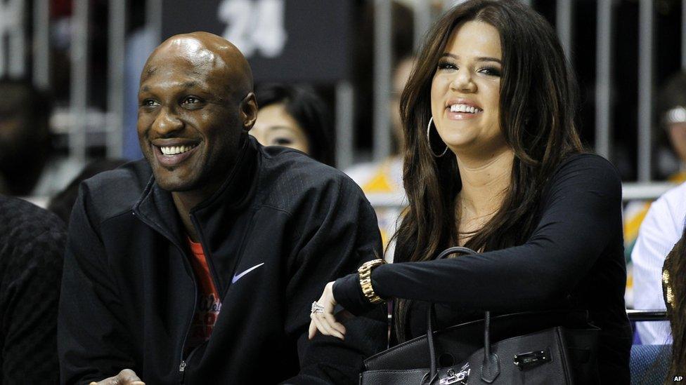 Lamar Odom and Khloe Kardashian