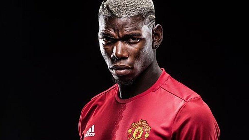 Manchester United midfielder Paul Pogba