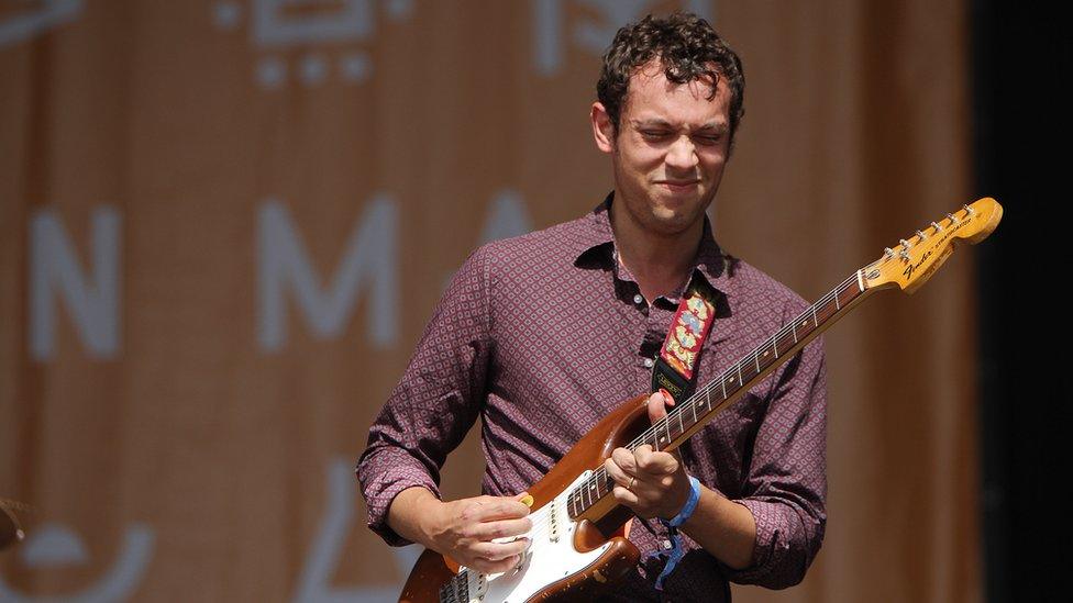 David Page performs with Colorama at the Mountain Stage