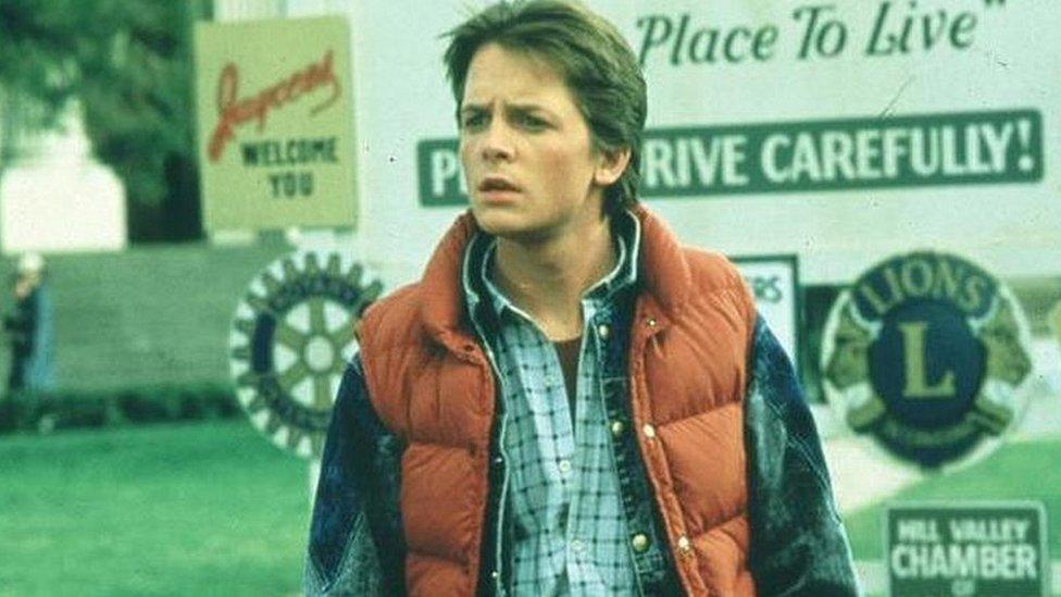 Michael J Fox in Back to the Future