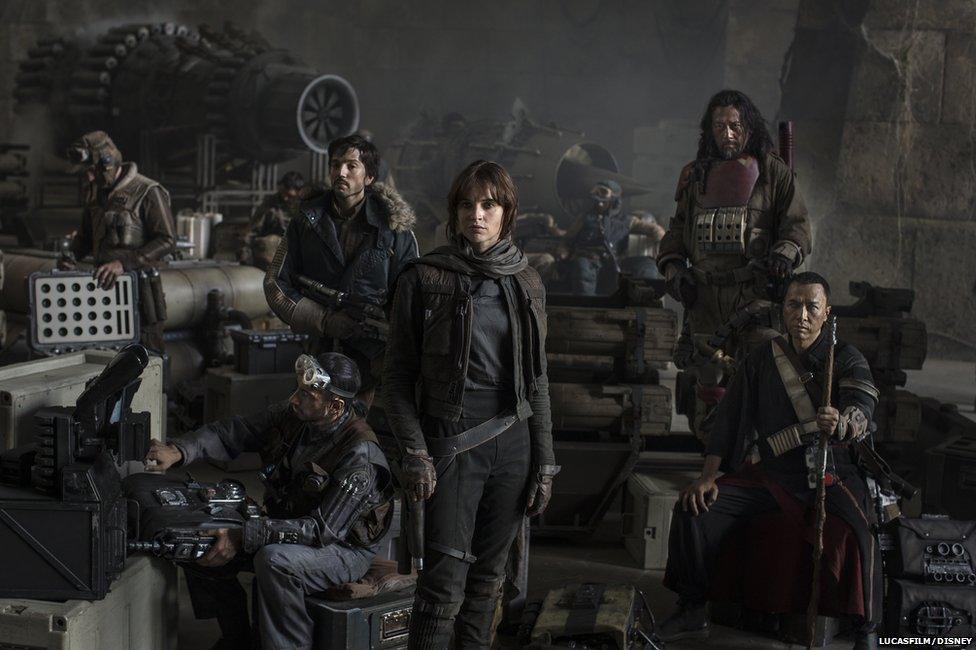 Cast from Rogue One: A Star Wars Story