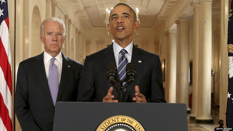 US President Barack Obama addresses the nation after the announcement of a nuclear deal with Iran (14 July 2015)