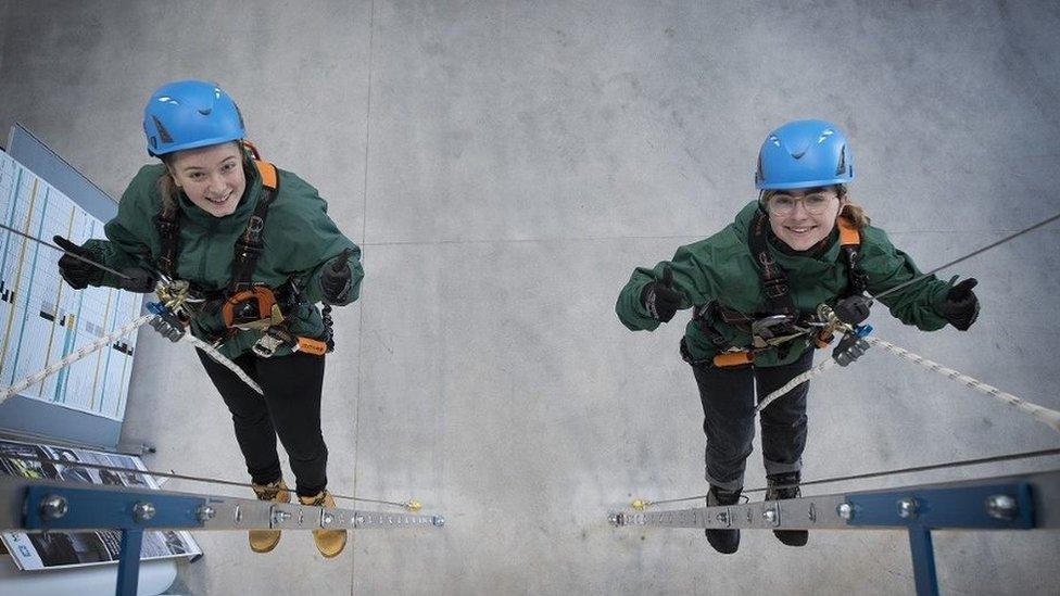 Apprentices Hope (left) and Jovita Beeston