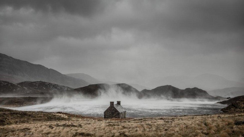 Dougie Cunningham's photo of Loch Stack in Sutherland, entitled Shelter from the Storm has won the Classic View award