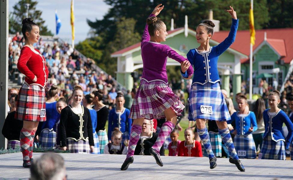 Highland dancers