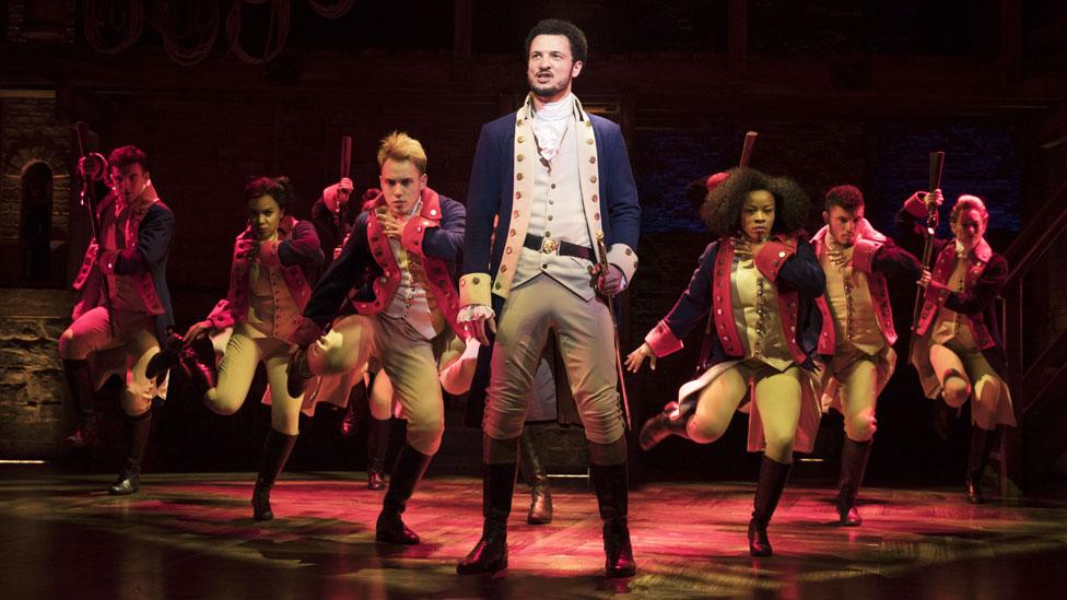 Jamael Westman as Alexander Hamilton in Hamilton