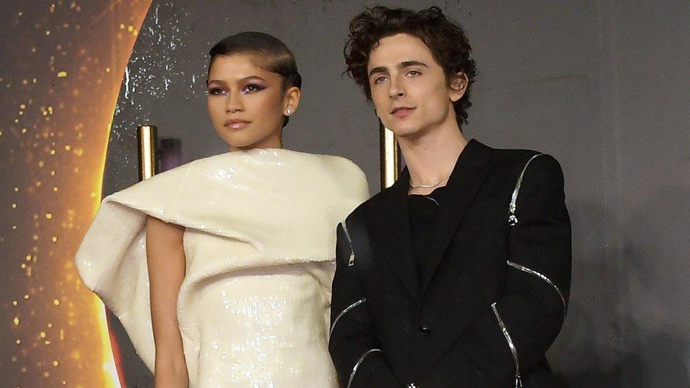 Zendaya and Timothée Chalamet