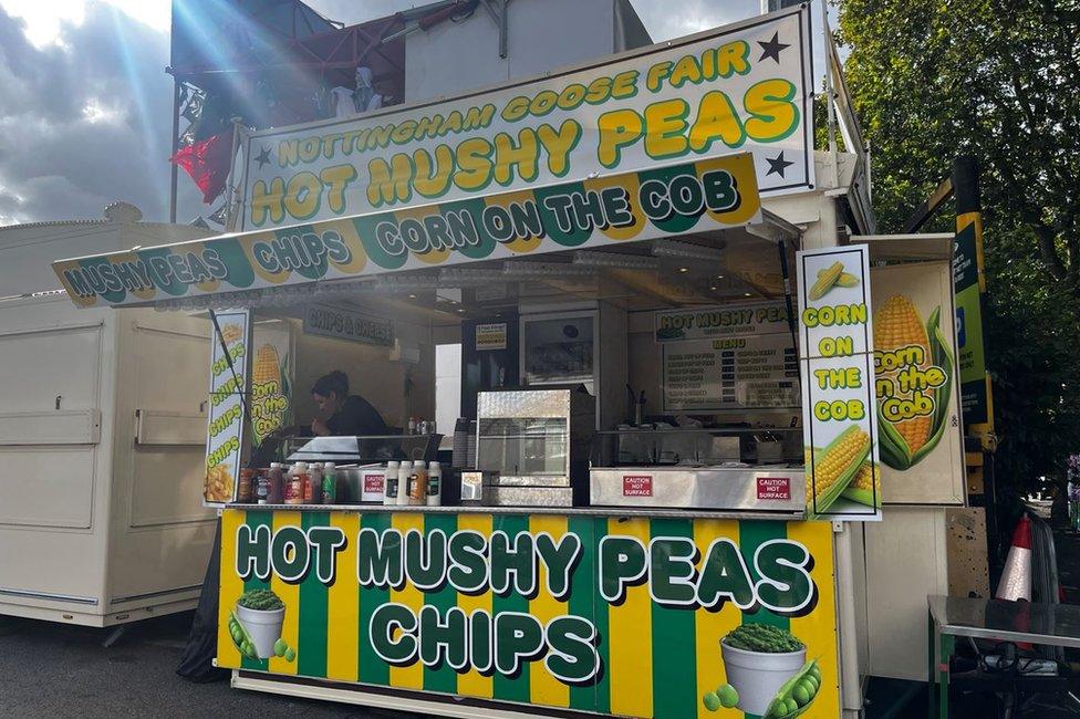 Mushy peas stall