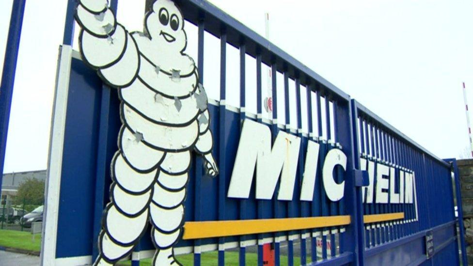 Michelin tyre factory in Ballymena