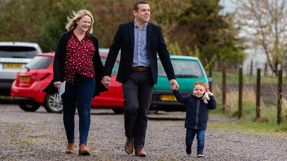 Douglas Ross and family