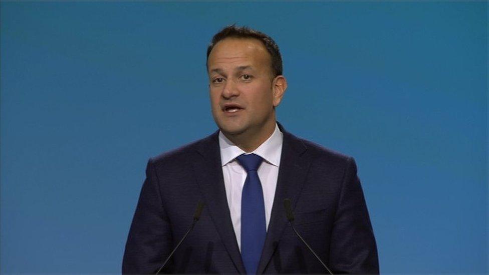 Taoiseach Leo Varadkar addressed his party's Ard Fheis tonight