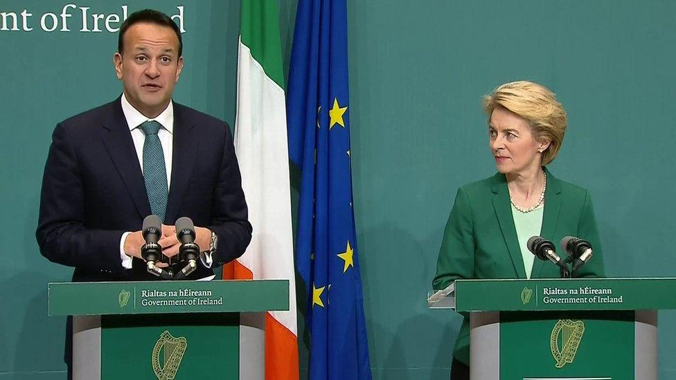 Ursula von der Leyen and Leo Varadkar