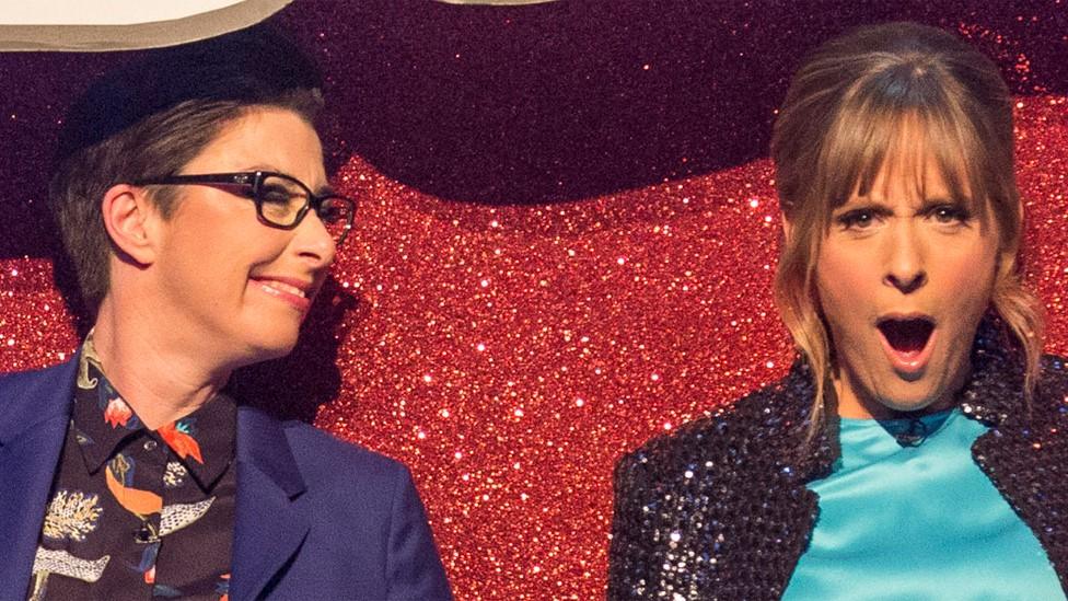 Mel Giedroyc and Sue Perkins