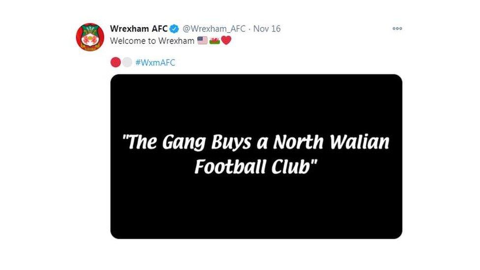 The It's Always Sunny in Philadelphia opening credits, featuring the title 'The Gang Buys a North Walian Football Club'