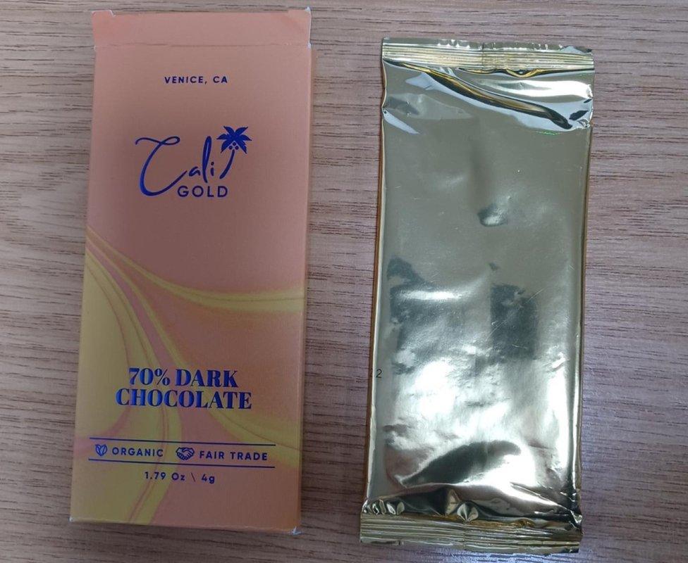 Cali Gold chocolate bar