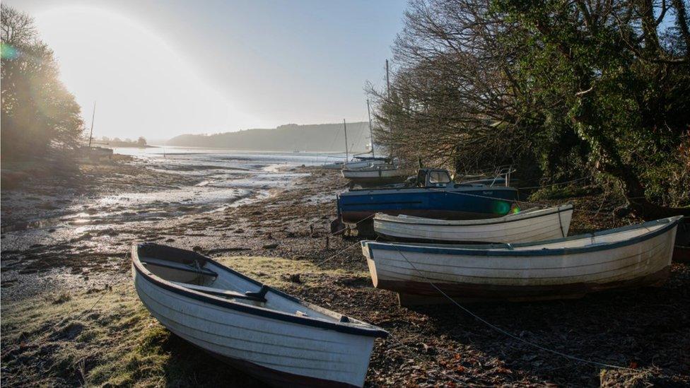 Llangwm boats