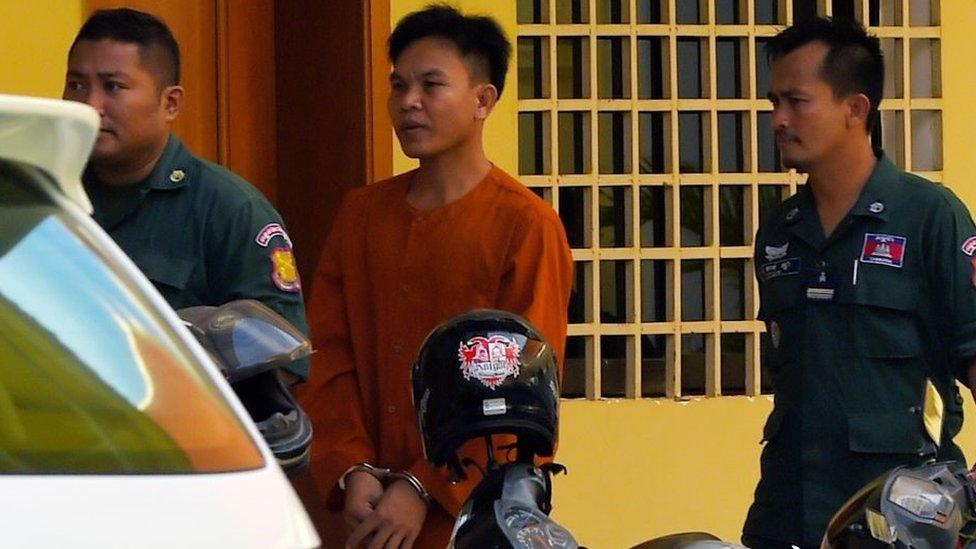 Oeuth Ang arrives in court