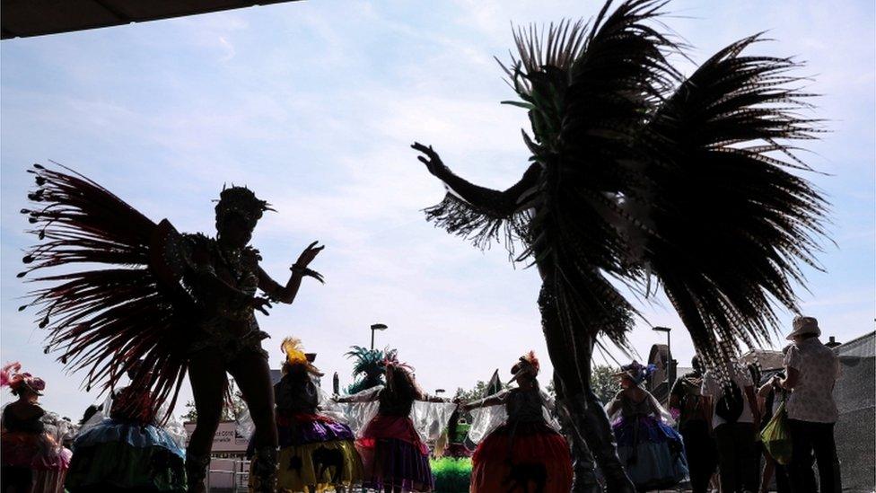 Dancers at Notting Hill Carnival