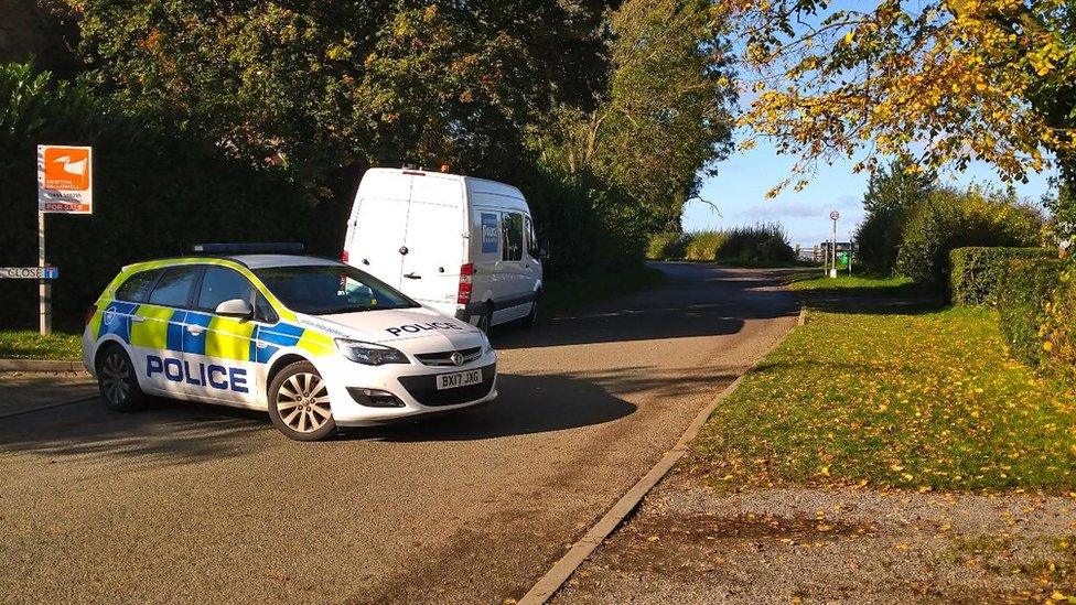 Police car in Whissendine