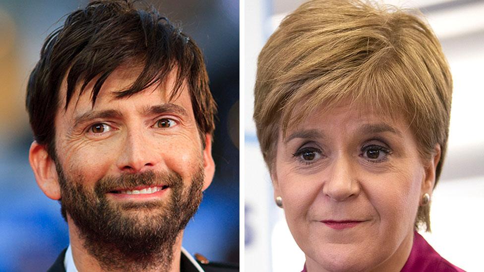 Scottish actor David Tennant was born in 1971 and Nicola Sturgeon in 1970