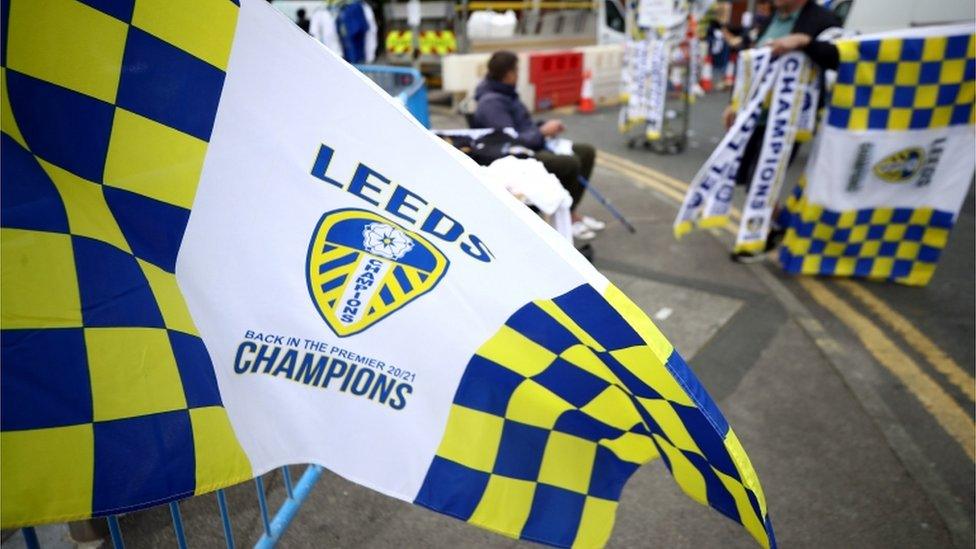 Leeds United flags