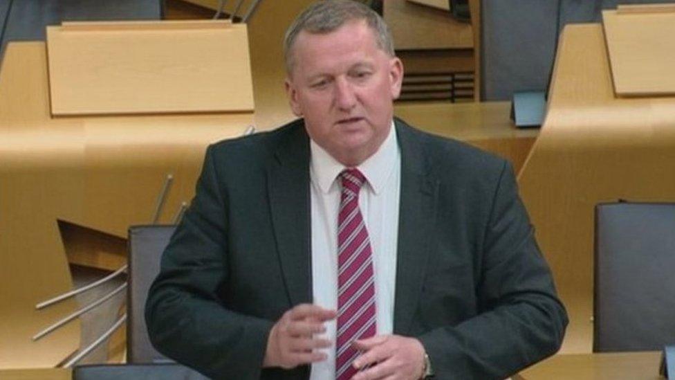 Scottish Labour's Deputy leader Alex Rowley