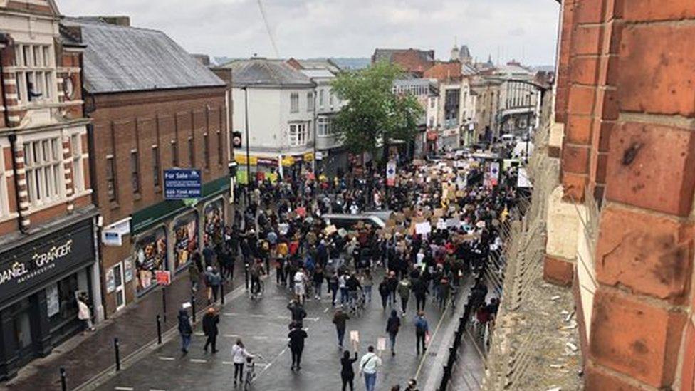 Northampton Black Lives Matter protest