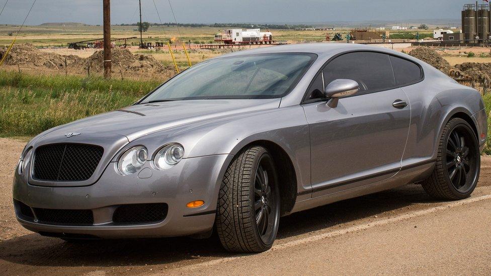 A Bentley Continental GT