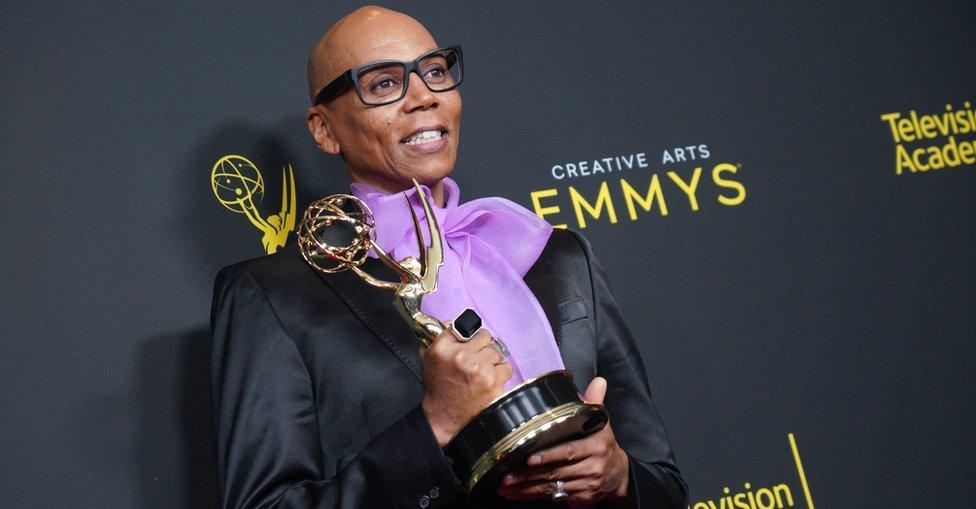 RuPaul at the Emmy Awards