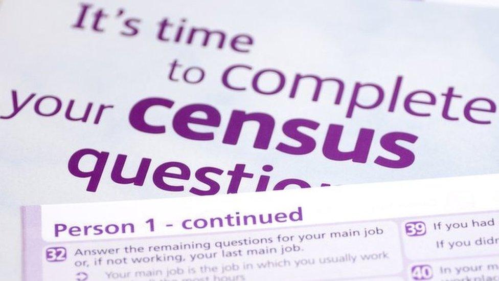 paper census form