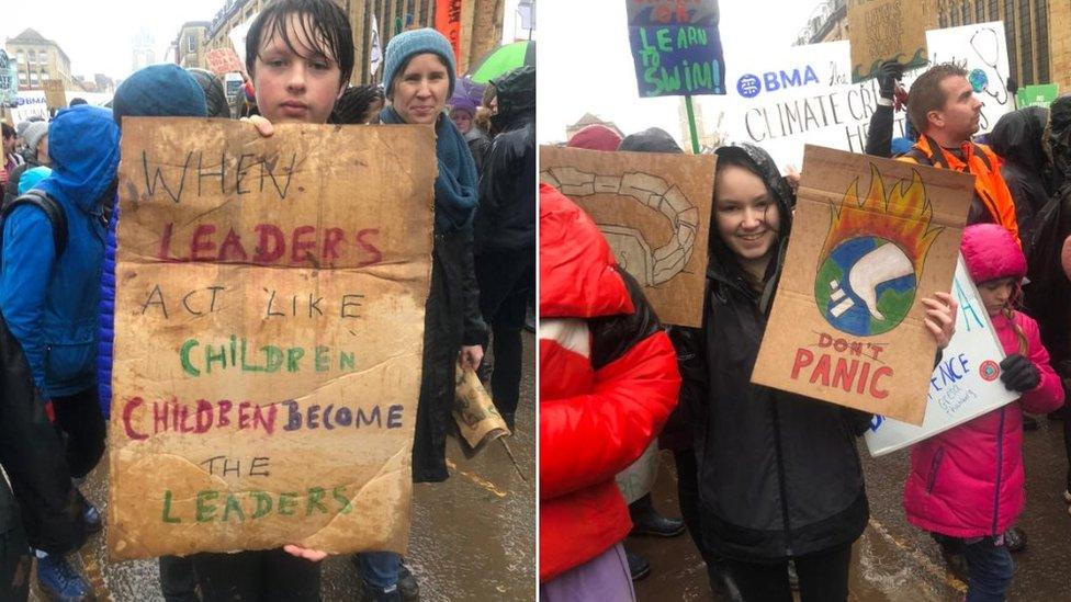 Children-holding-banners-in-Bristol