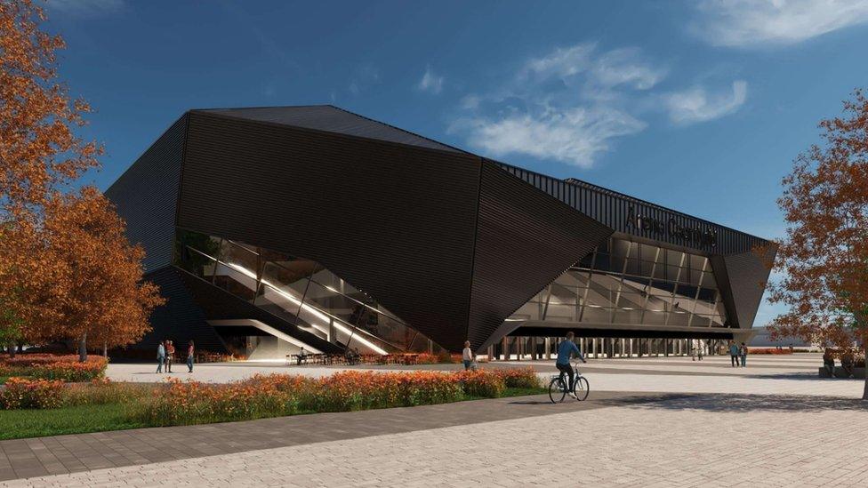 artist impression of new arena