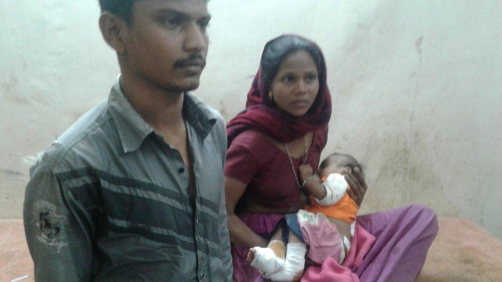 The family that was attacked by the leopard