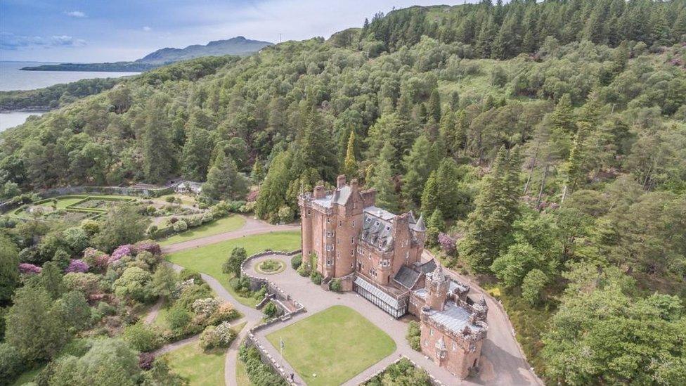 Sixteen-bedroom Glenborrodale Castle for sale